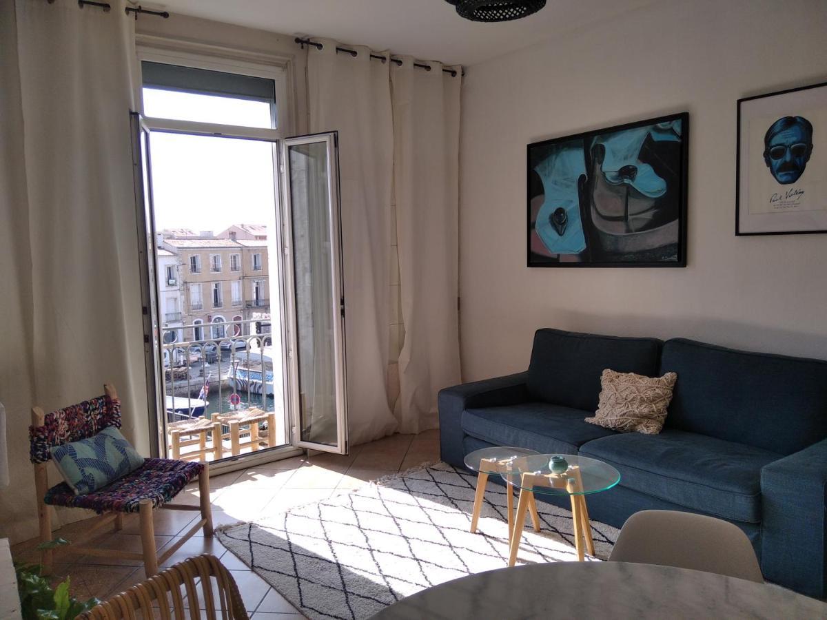 Grand T2 Au Coeur De Ville Avec Vue Sur Quais Et Mer 세테 외부 사진